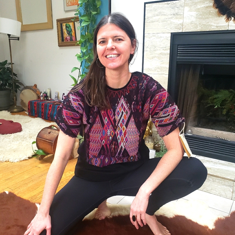 Handmade embroidered Fair Trade huilpil